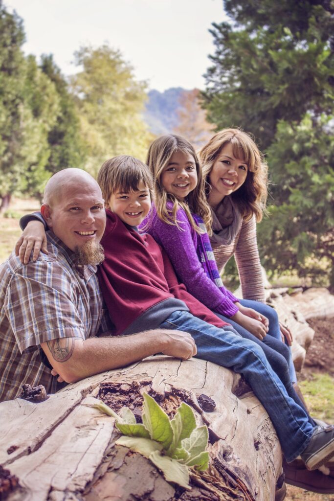 Grandad with grandchildren